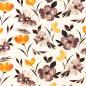 Preview: Jersey Aquarell Autumn Flowers